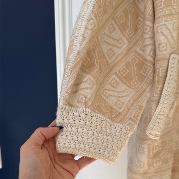 Andean Sun Geometric Open-Front Cardigan by - Picture 7 of 12